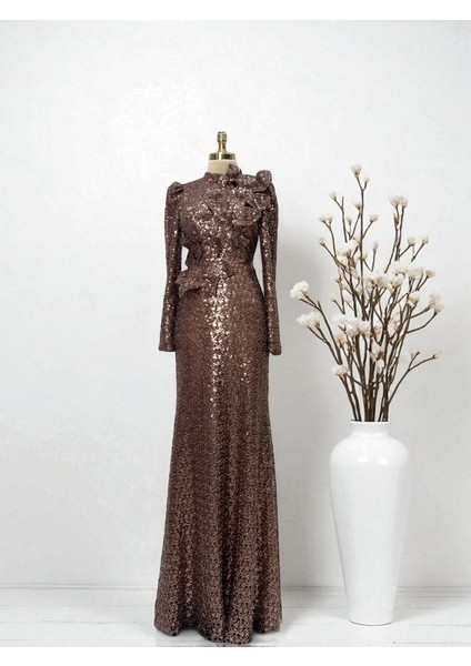 Tesettür Yaprak Abiye