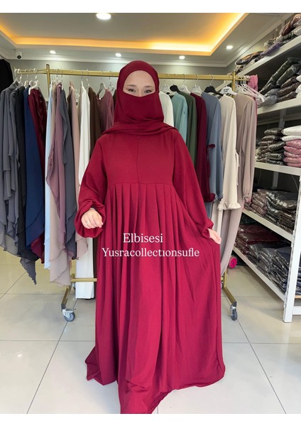 Tesettür Ayrobin Elbise ve Sufle Takım fiyatları