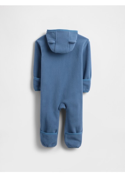 Bebek Mavi Kapüşonlu Gap Logo Tulum modelleri