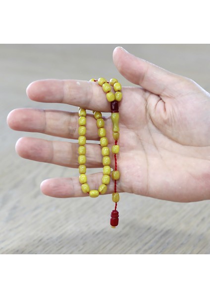 Sistemli Küp Kesim Çift Renk Imameli Bilek Boy Yeşil Ateş Kehribar Tesbih modelleri