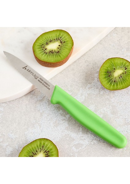 Daily Tırtıklı Meyve Bıçağı Yeşil 9 cm