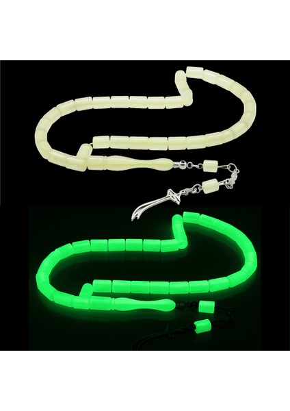 Kararmaz Metal Zülfikar Püsküllü Kesme Kesim Şeffaf Renk Kedigözü Tesbih fiyatları