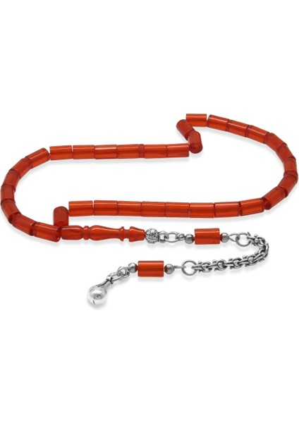 Kararmaz Metal Arnavut Püsküllü Kesme Kesim Bayrak Turuncu Mini Boy Ateş Kehribar Tesbih fırsatları