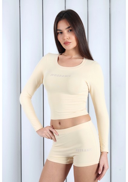 Kadın Sarı Tişört Şort Takım | MSC054-SARI indirimleri