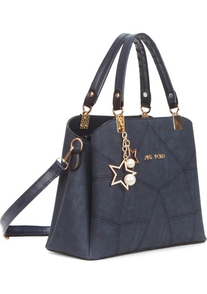 Kadın Butterfly El ve Omuz Çantası Kol Çantası Charm Detaylı