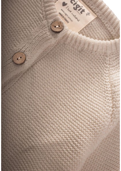 Links Triko Hırka 1-8 Yaş A Bej modelleri