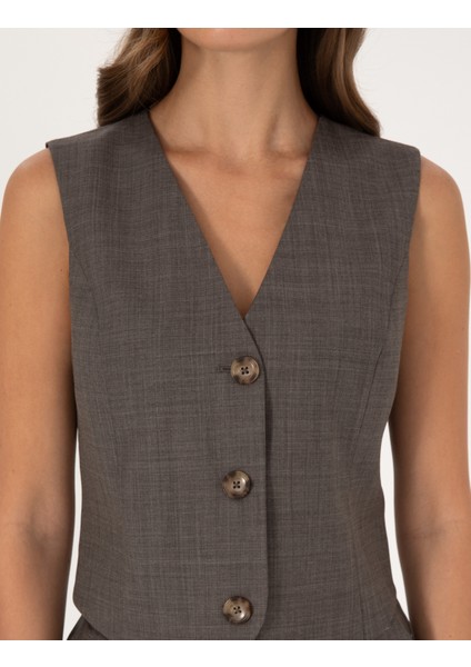 Kadın Vizon Yelek 50296909-VR052