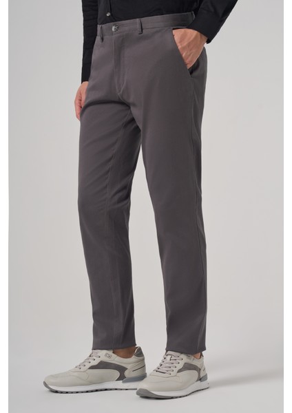 Erkek Füme Pamuk Trend Slim Fit Chino Pantolon fiyatları