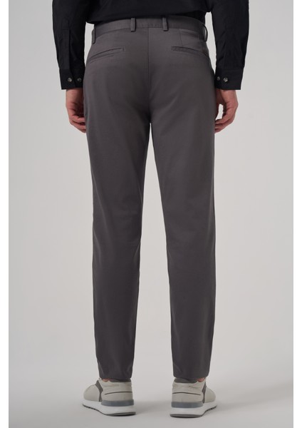 Erkek Füme Pamuk Trend Slim Fit Chino Pantolon indirimleri