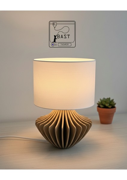 Bast Tasarım Yeni Nesil 3D Baskı Modern Masa Lambası Abajur modelleri