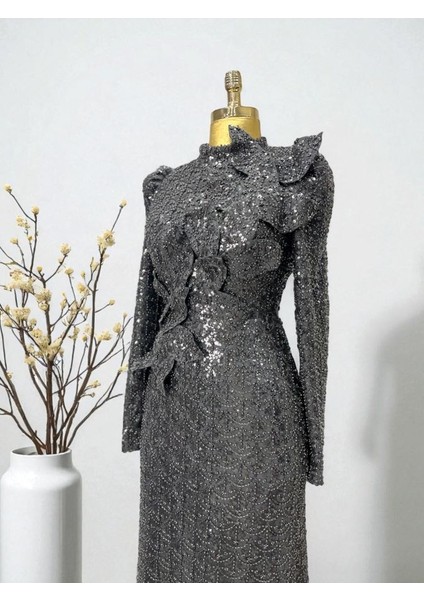 Tesettür Yaprak Abiye fiyatları