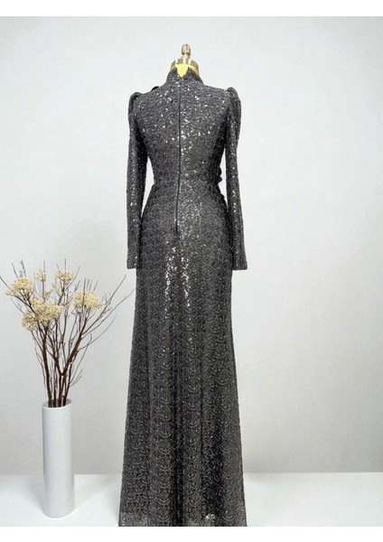 Tesettür Yaprak Abiye modelleri