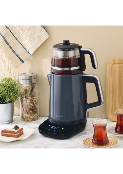 Vision Prime Çay Makinesi Antrasit