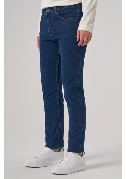 Erkek Mavi Denim 5 Cep Dynamic Fit Jean Kot Pantolon modelleri