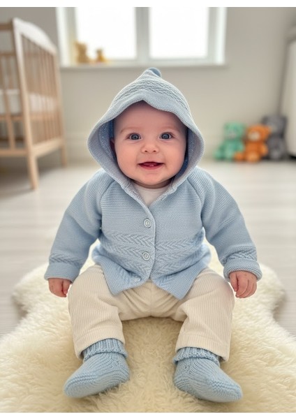 Bebek Çift Kat Triko Hırka fiyatları