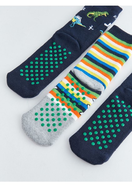 Yeni Sezon Desenli Erkek Çocuk Havlu Soket Çorap 3'lü fırsatları