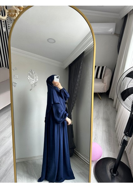 Tesettür Ayrobin Elbise ve Sufle Takım