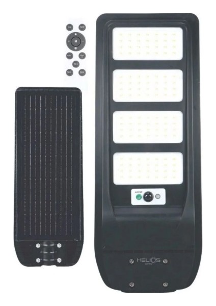 Hs 3866 400W Güneş Enerjili Solar Sokak Lambası Kumandalı/hareket Sensörlü/parlaklık ve Zaman Ayarlı modelleri