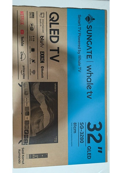 32" 80 Ekran Uydu Alıcılı Hd QLED Tv Çanak Antensiz Kullanım modelleri