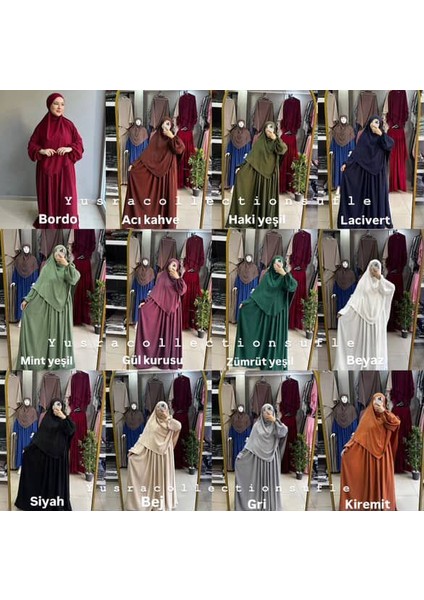 Tesettür Ayrobin Elbise ve Sufle Takım modelleri