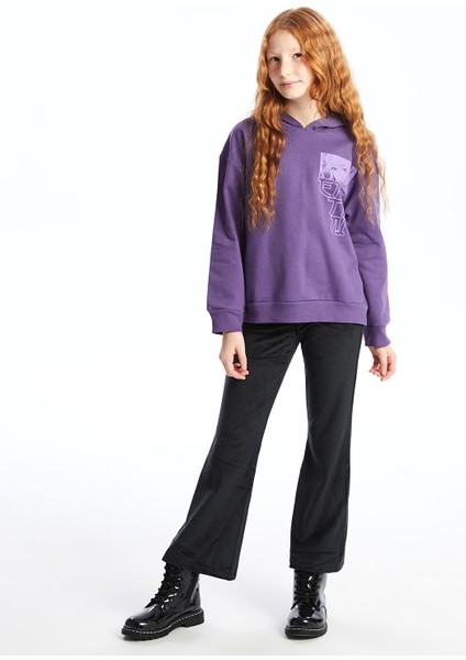 Yeni Sezon Beli Lastikli Kadife Kız Çocuk Tayt