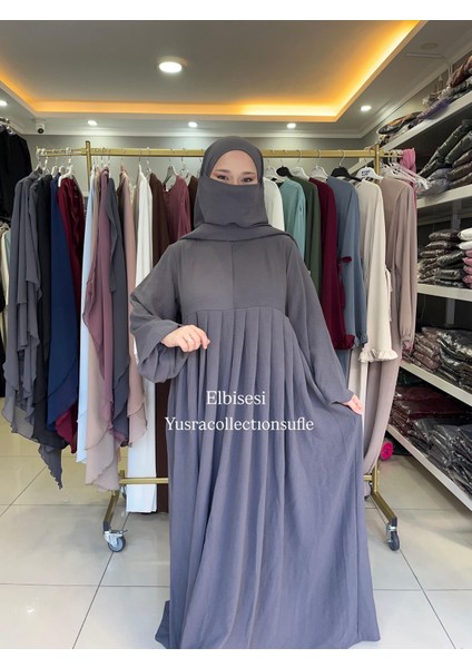 Tesettür Ayrobin Elbise ve Sufle Takım modelleri
