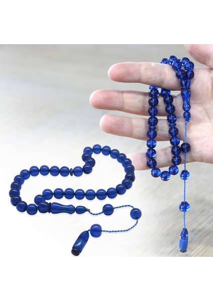 Sistemli Küre Kesim Lacivert Sıkma Kehribar Tesbih fiyatları