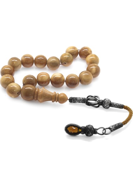 1000 Ayar Gümüş Kazaz Püsküllü Küre Kesim Kuka Efe Tesbih