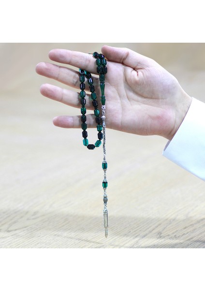 Kararmaz Metal Arnavut Püsküllü Uçlu Kapsül Kesim Turkuaz Siyah Ateş Kehribar Tesbih modelleri