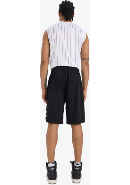 Hızlı Kuruyan Standart Fit Sporcu Kısa Paça Ağır Kumaş Şort C1840AX25HS