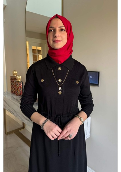 Hazan Triko Elbise Siyah fiyatları