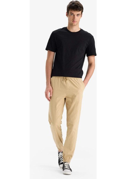 %100 Pamuk Kargo Jogger Pantolon Üç Cepli