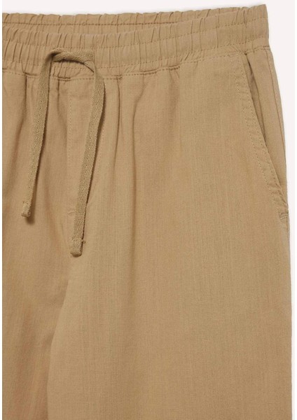 %100 Pamuk Kargo Jogger Pantolon Üç Cepli