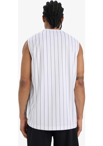 Hızlı Kuruyan Standart Fit Baskılı Bisiklet Yaka Sporcu Atlet E4393AX25HS