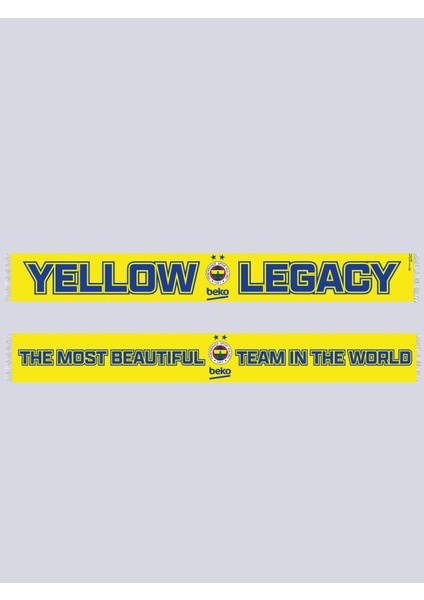 Basket Şampiyonluk Yellow Legacy Şal
