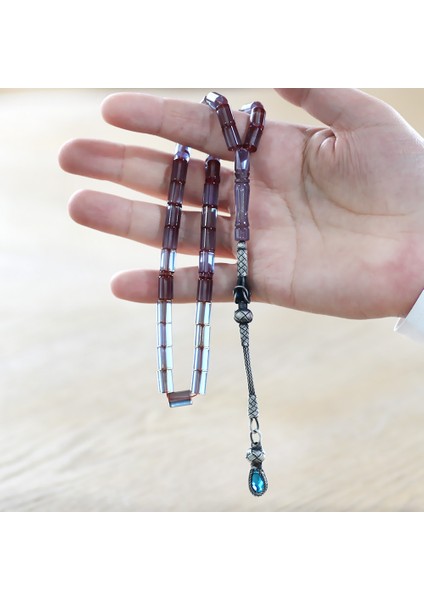 1000 Ayar Gümüş Kazaz Püsküllü Kesme Kesim Turkuaz Ateş Kehribar Tesbih modelleri