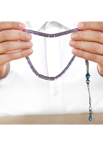 1000 Ayar Gümüş Kazaz Püsküllü Kesme Kesim Turkuaz Ateş Kehribar Tesbih fırsatları