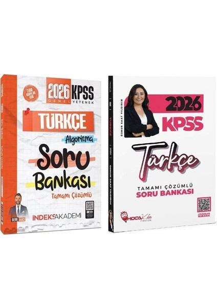 Hoca Kafası + Indeks 2026 Kpss Türkçe Soru Bankası 2 Li Set - Öznur Saat Yıldırım Hoca Kafası + Inde