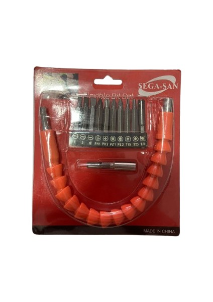 Flexible Bits Set Renk Kırmızı