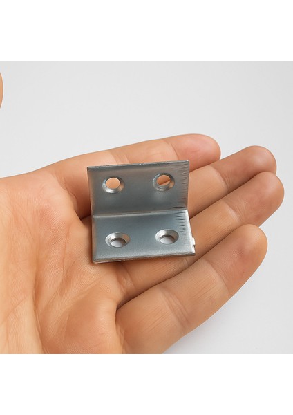 (50 Adet) L Demiri 30X20X20 mm Metal Gönye Raf Köşe Sabitleme Mobilya Bağlantı Destek Parçası modelleri