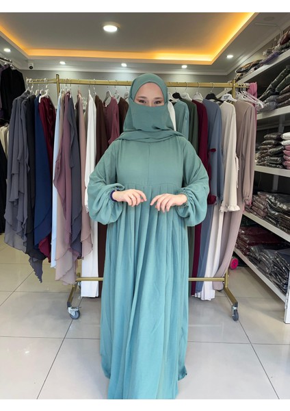 Tesettür Ayrobin Elbise ve Sufle Takım modelleri