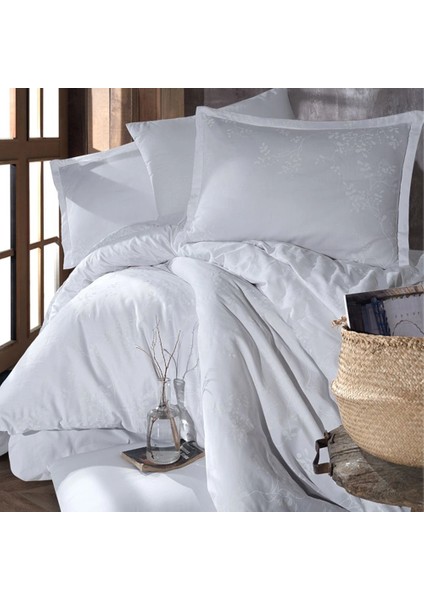 Ranforce %100 Pamuk Çift Kişilik Nevresim Takımı Velvet V1 Beyaz fiyatları