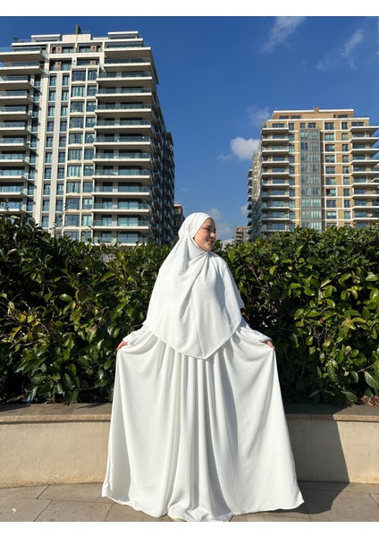 Tesettür Ayrobin Elbise ve Sufle Takım