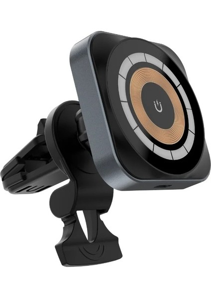 TCH01 15W Magsafe Manyetik Kablosuz Araç Içi Şarj Cihazı 360° Dönebilen iPhone Samsung Uyumlu fiyatları