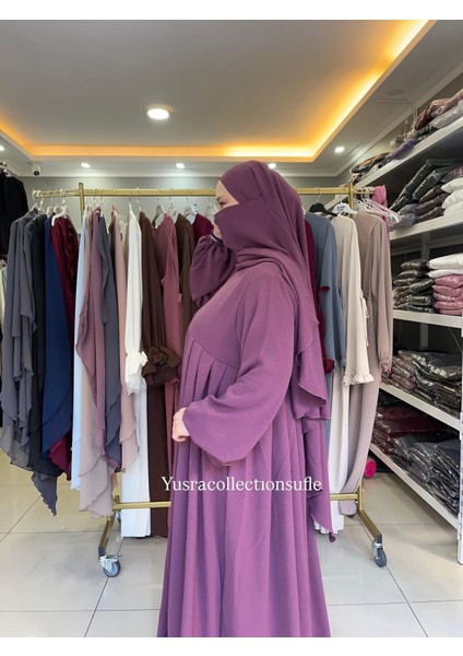 Tesettür Ayrobin Elbise ve Sufle Takım modelleri