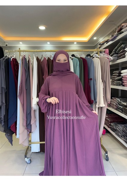 Tesettür Ayrobin Elbise ve Sufle Takım fırsatları