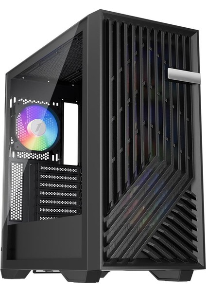 FD8 Siyah 750W 80+ ARGB 6x12cm Fan Temperli Cam Mesh USB 3.0 E-ATX Kasa