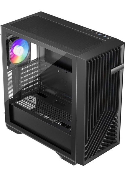 FD8 Siyah 750W 80+ ARGB 6x12cm Fan Temperli Cam Mesh USB 3.0 E-ATX Kasa fiyatları