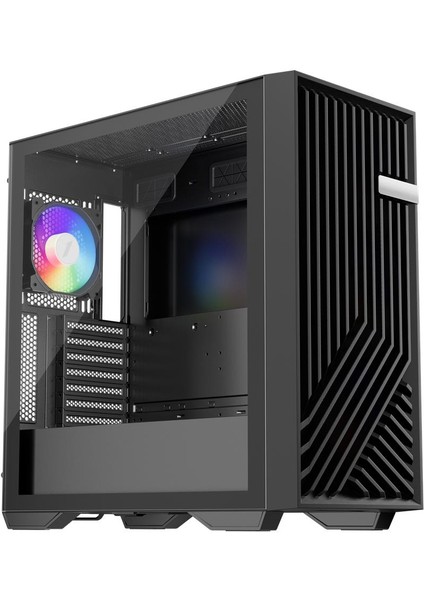 FD8 Siyah 750W 80+ ARGB 6x12cm Fan Temperli Cam Mesh USB 3.0 E-ATX Kasa modelleri