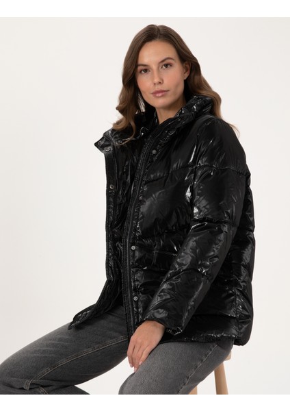 Kadın Siyah Comfort Fit Mont 50308990-VR046 modelleri